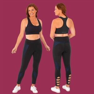 NWT BCBG MAXAZRIA Women's Allegra Yoga Fitness Athletic Leggings